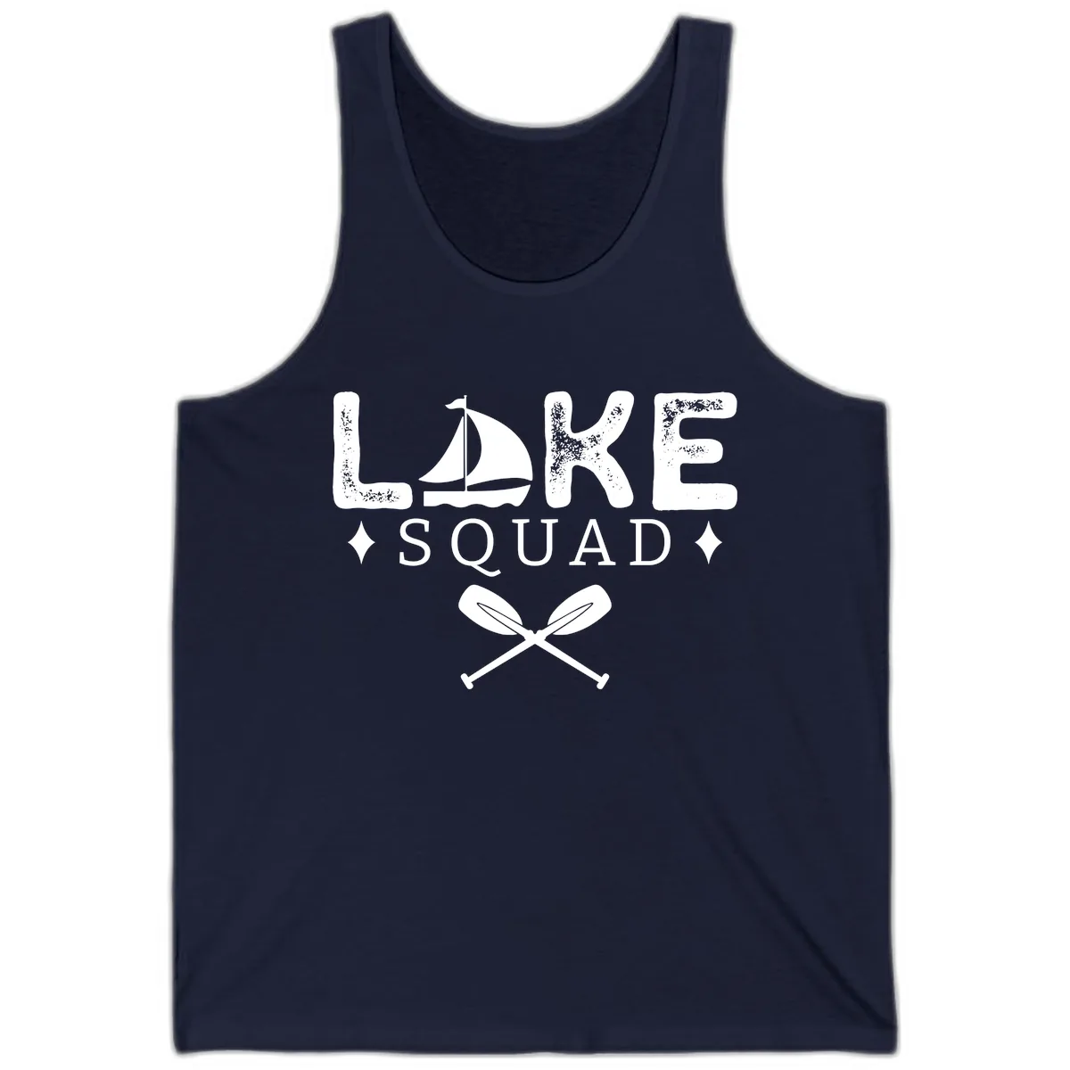 Lake Squad Sailing Design Tank in Navy