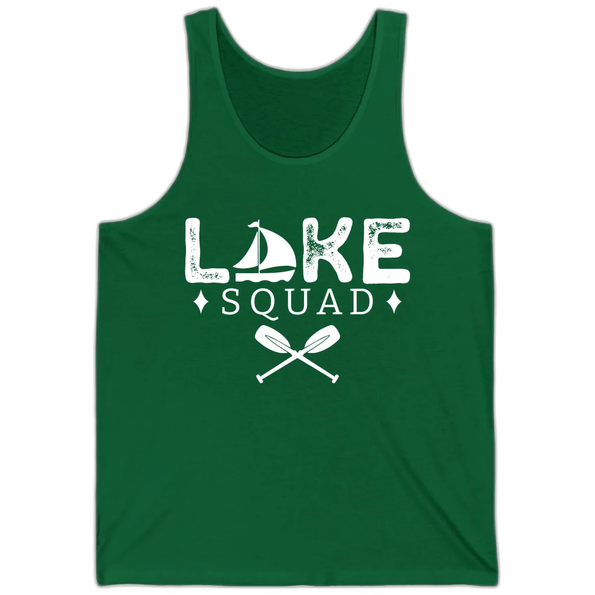 Lake Squad Sailing Design Tank in Kelly