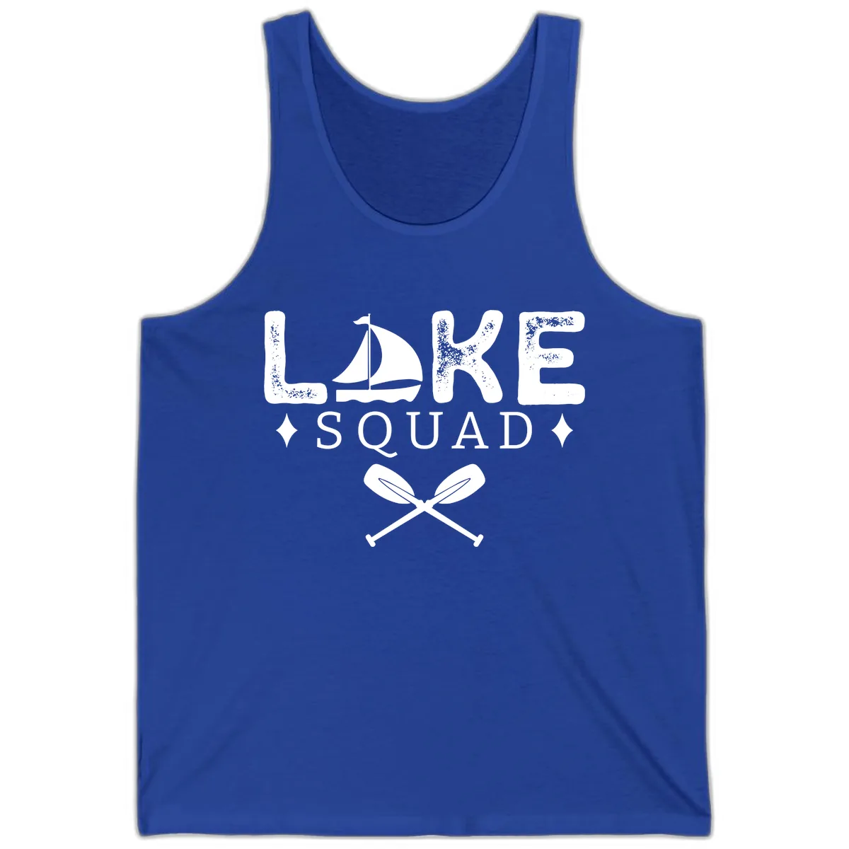 Lake Squad Sailing Design Tank in True Royal