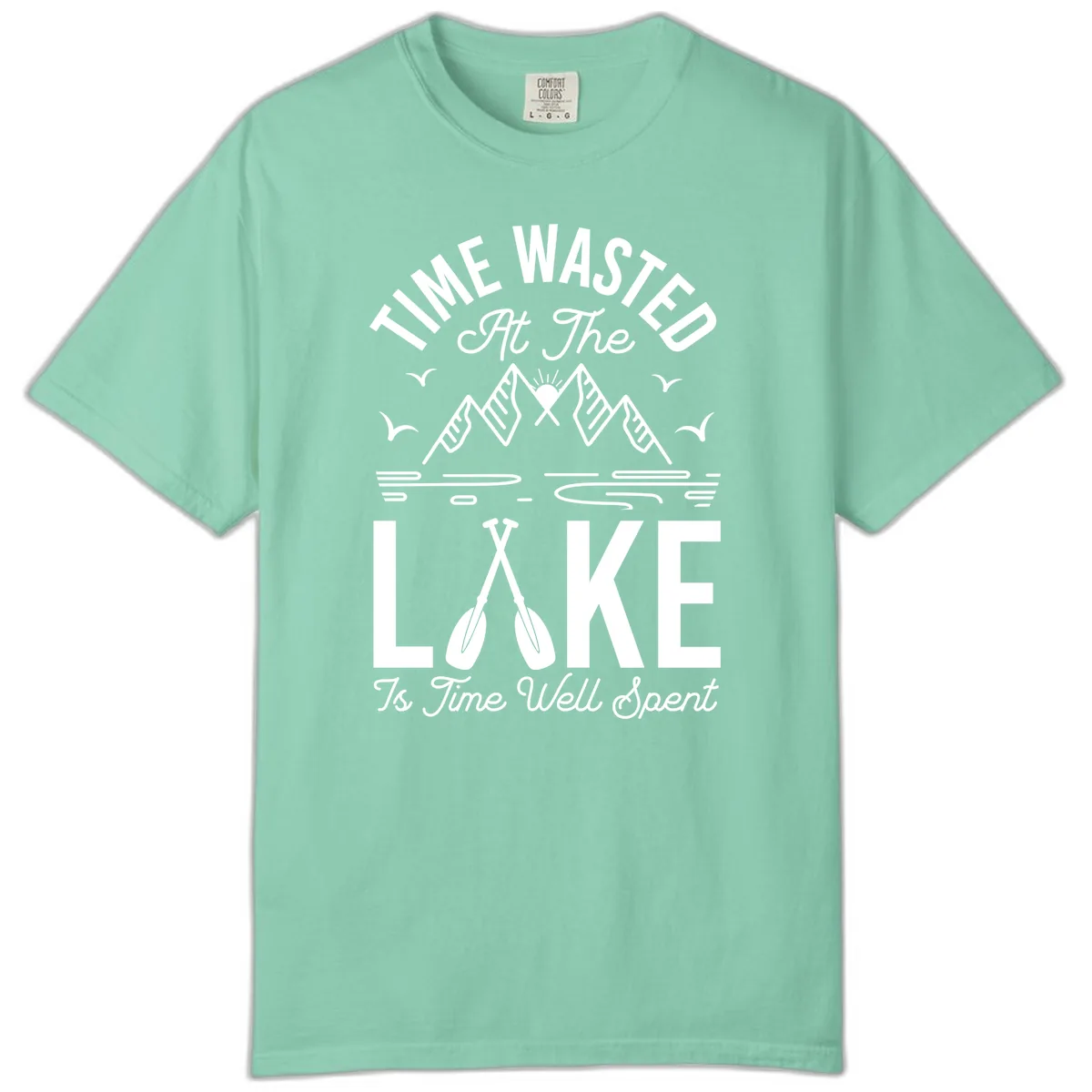 Time Wasted At The Lake Comfort Color in Island Reef