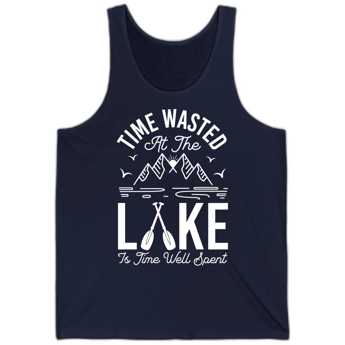 Time Wasted At The Lake Tank in Navy