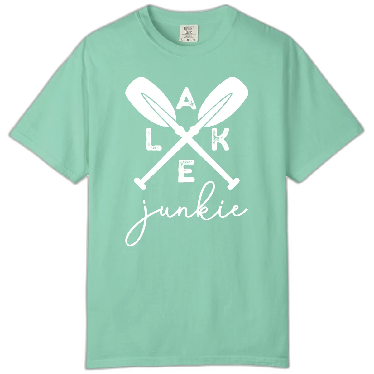 Lake Junkie Paddles Design Comfort Color in Island Reef