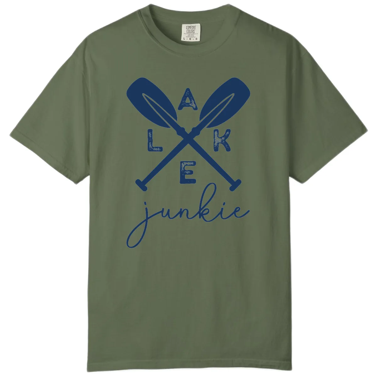 Lake Junkie Paddles Design Comfort Color in Sage