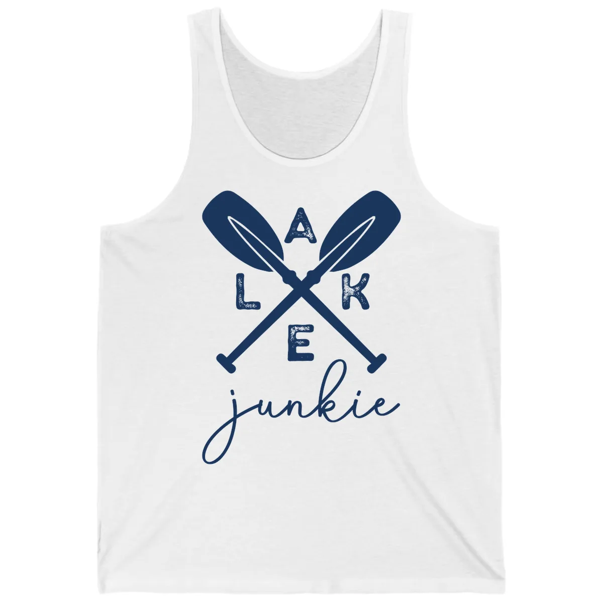 Lake Junkie Paddles Design Tank in White