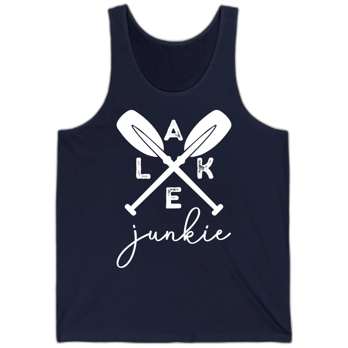 Lake Junkie Paddles Design Tank in Navy