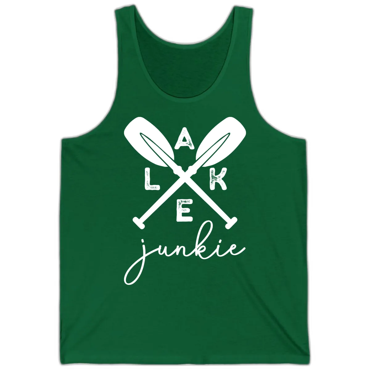 Lake Junkie Paddles Design Tank in Kelly