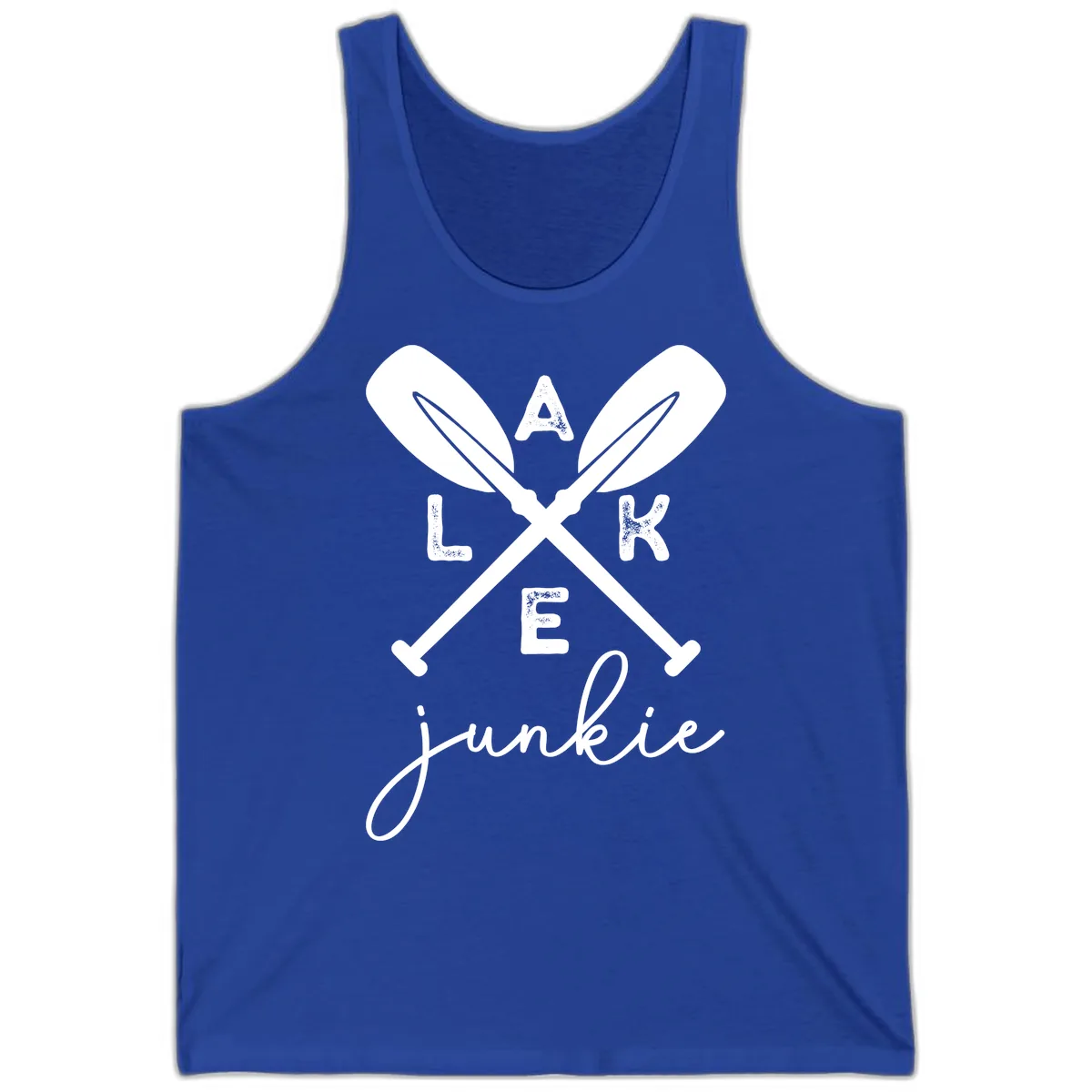 Lake Junkie Paddles Design Tank in True Royal
