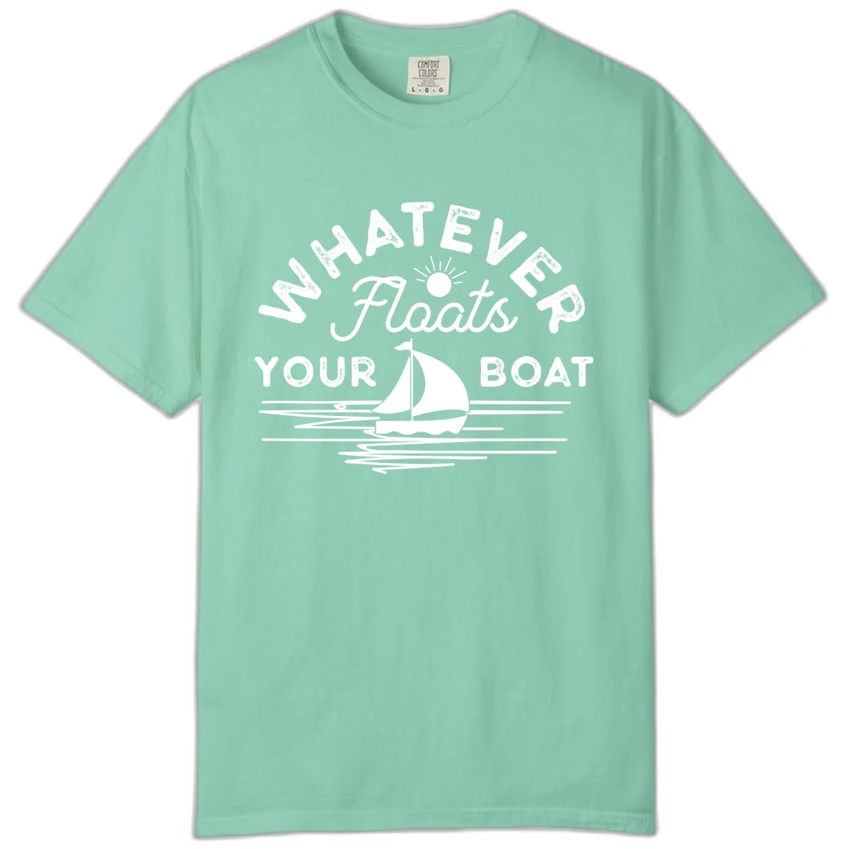 Whatever Floats Your Boat Design Comfort Color in Island Reef