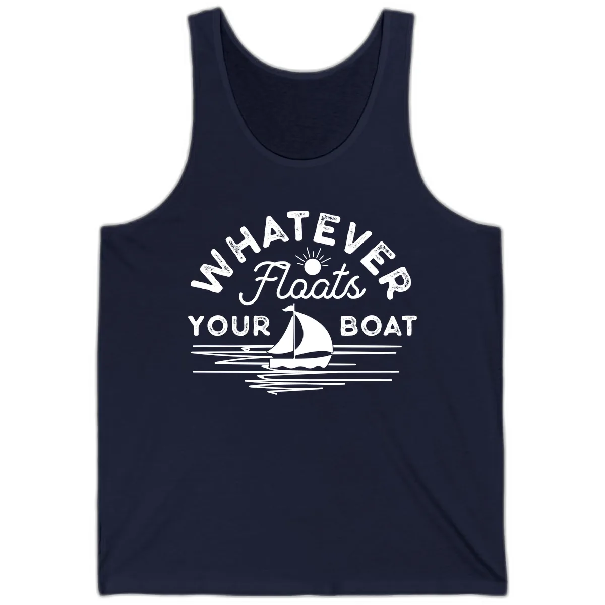 Whatever Floats Your Boat Design Tank in Navy
