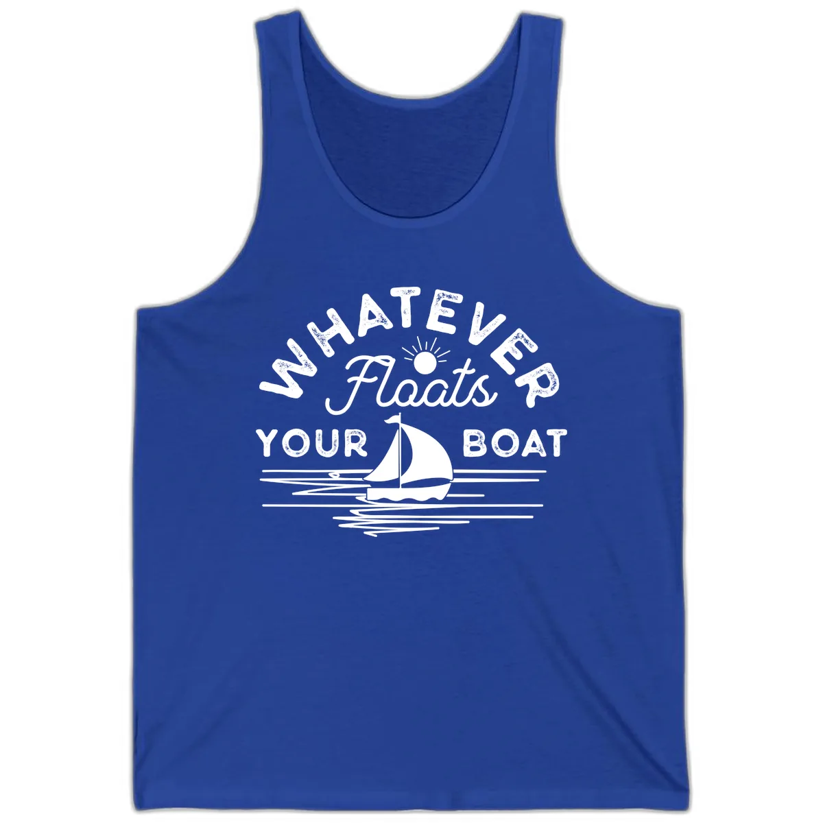Whatever Floats Your Boat Design Tank in True Royal