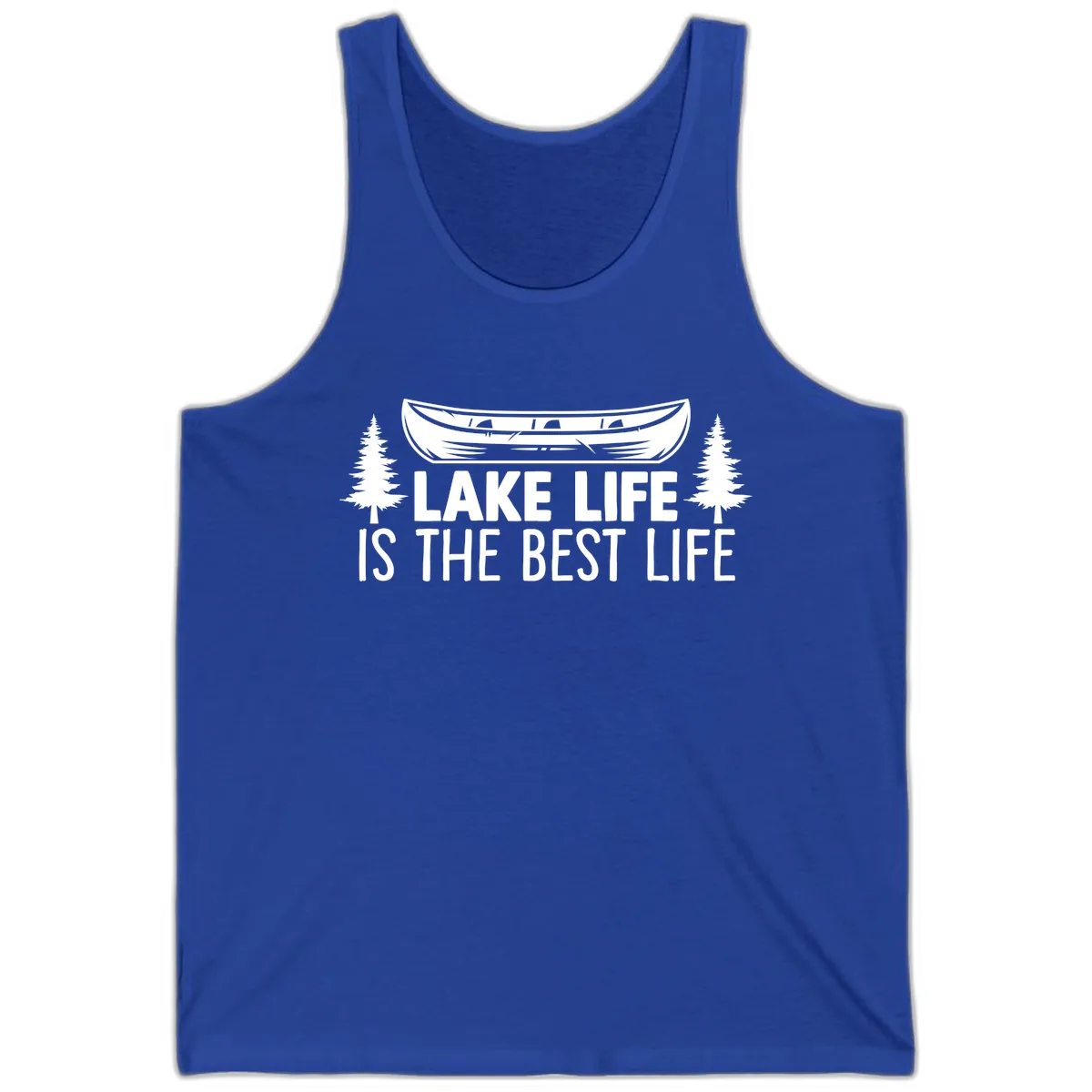 Lake Life Is The Best Life Design Tank in True Royal