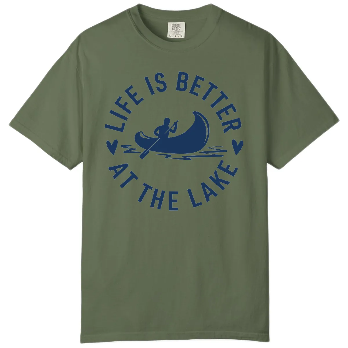 Life Is Better At The Lake Design Comfort Color in Sage