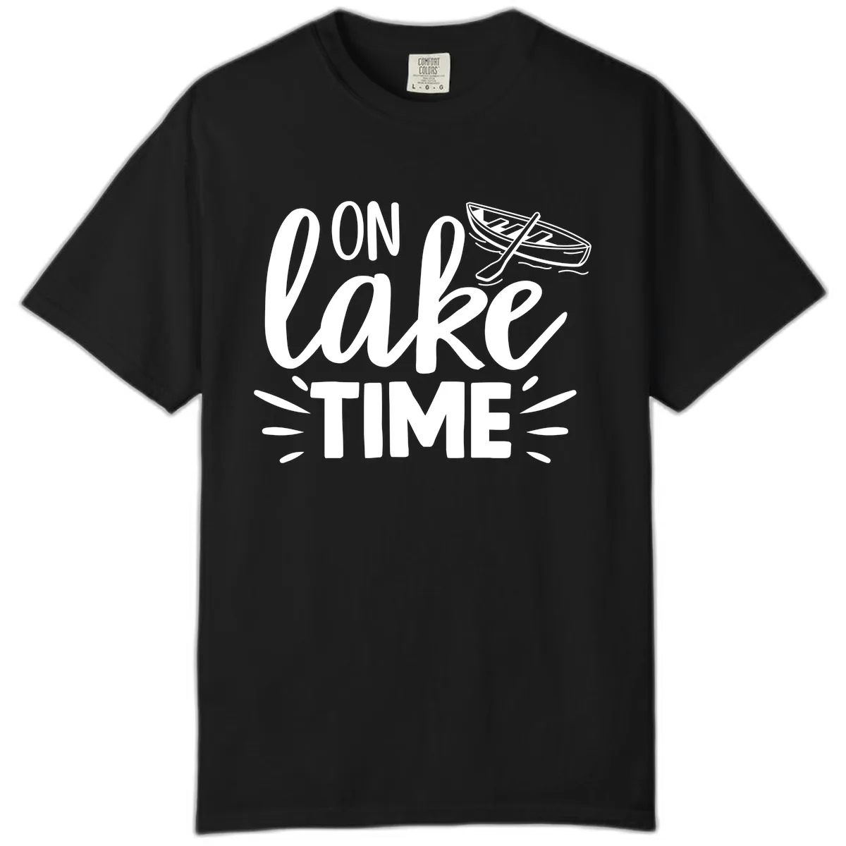 On Lake Time Boat Design Comfort Color in Black