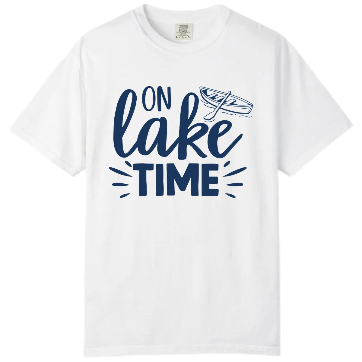 On Lake Time Boat Design Comfort Color in White