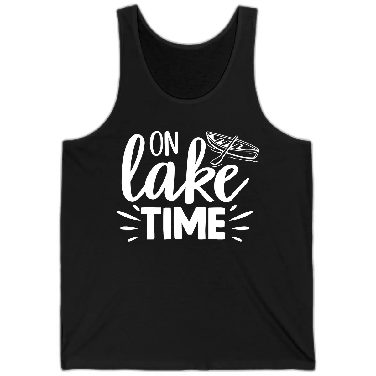 On Lake Time Boat Design Tank in Black