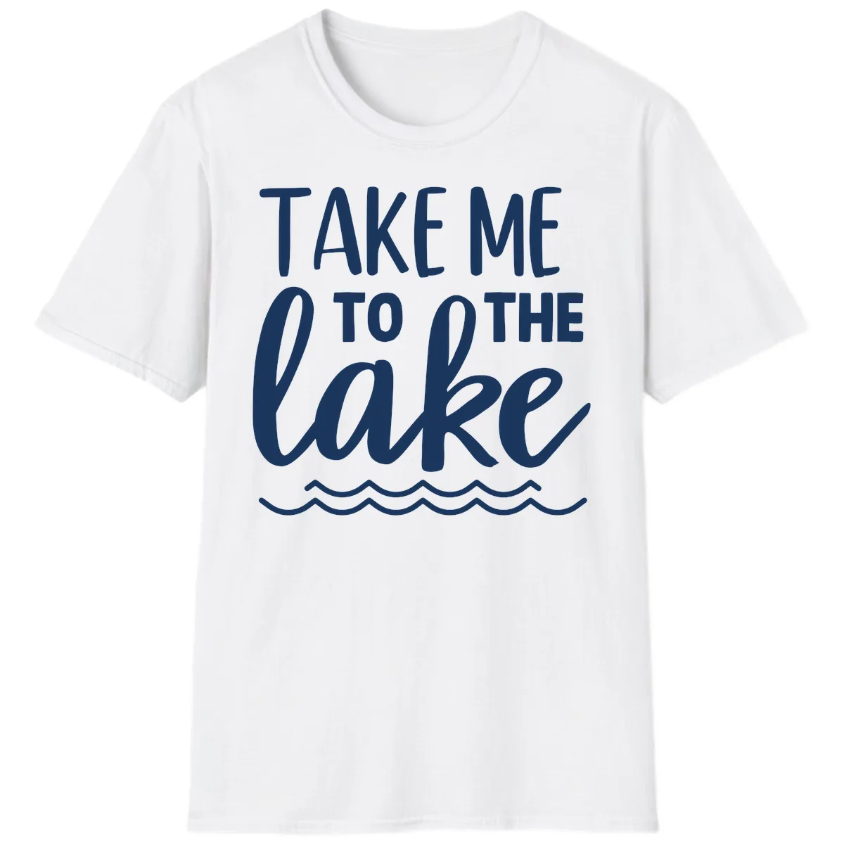 Take Me To The Lake T-Shirt in White