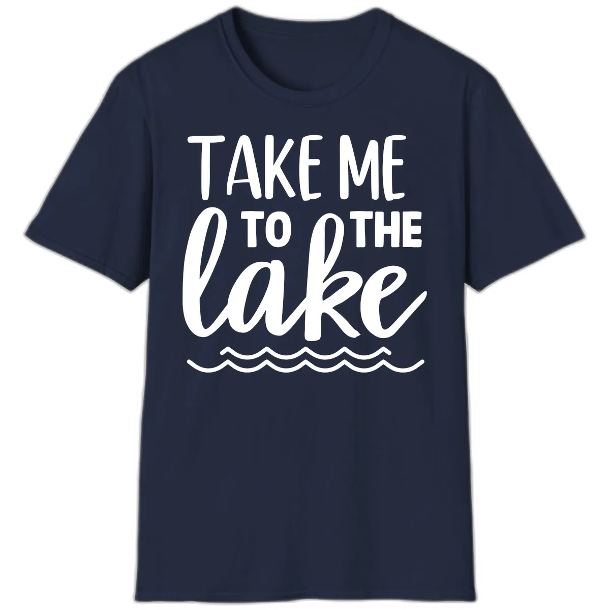 Take Me To The Lake T-Shirt in Navy