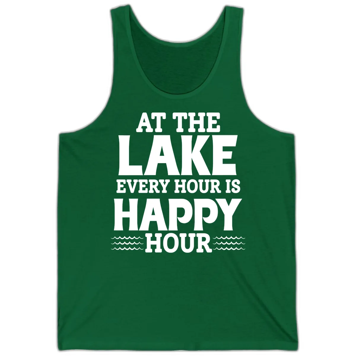 At The Lake Every Hour Is Happy Hour Tank in Kelly