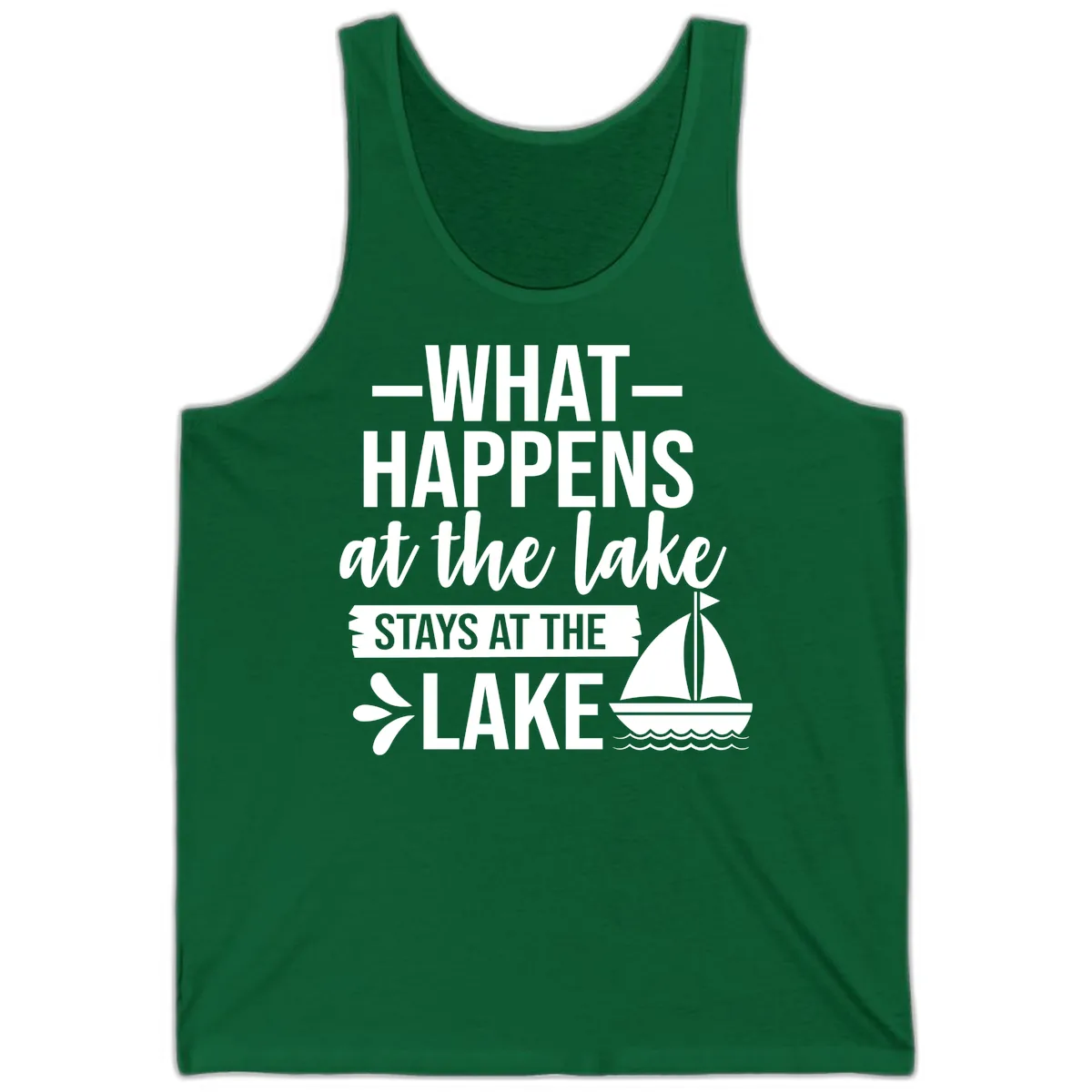 What Happens At The Lake Stays At The Lake Tank in Kelly