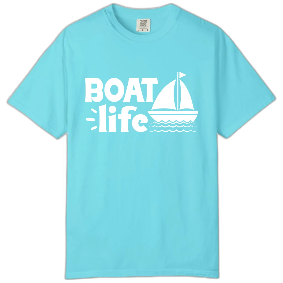 Boat Life Sailboat Design Comfort Color in Lagoon Blue