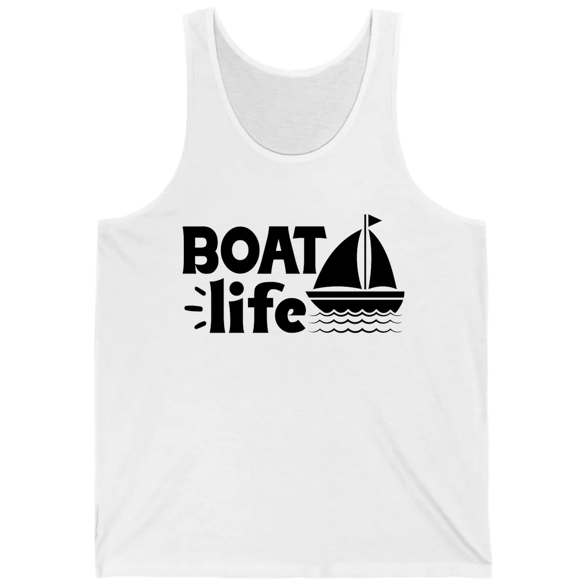 Boat Life Sailboat Design Tank in White