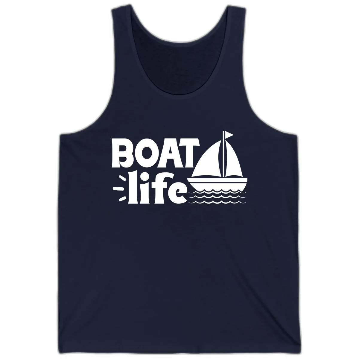 Boat Life Sailboat Design Tank in Navy