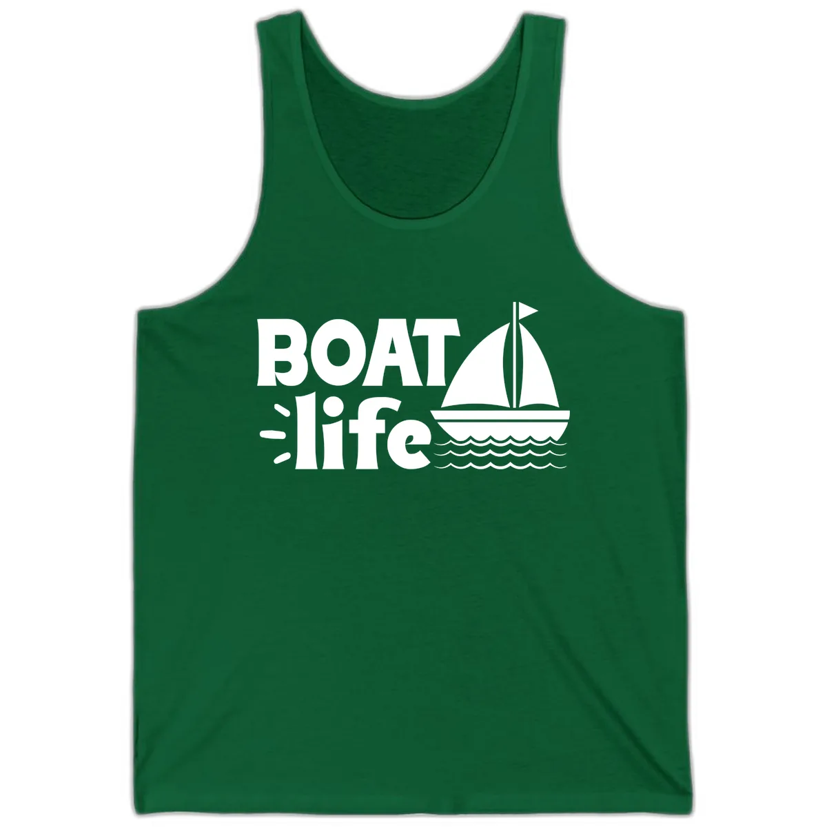 Boat Life Sailboat Design Tank in Kelly