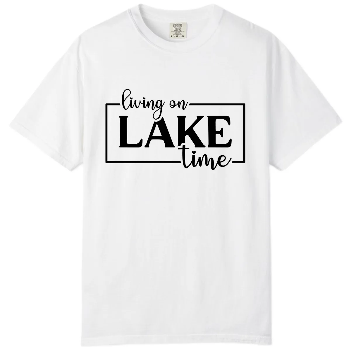 Living On Lake Time Lifestyle Design Comfort Color in White