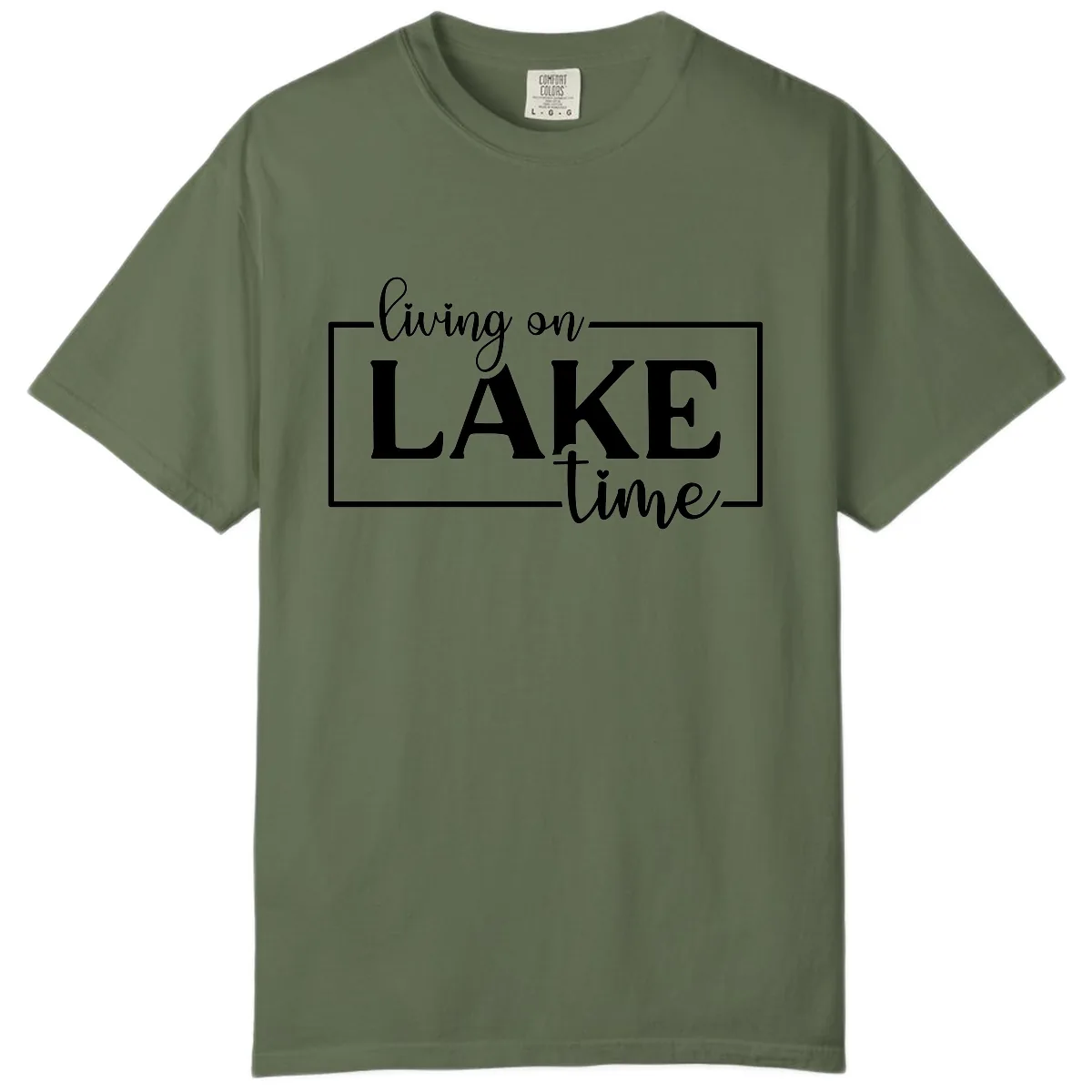 Living On Lake Time Lifestyle Design Comfort Color in Sage