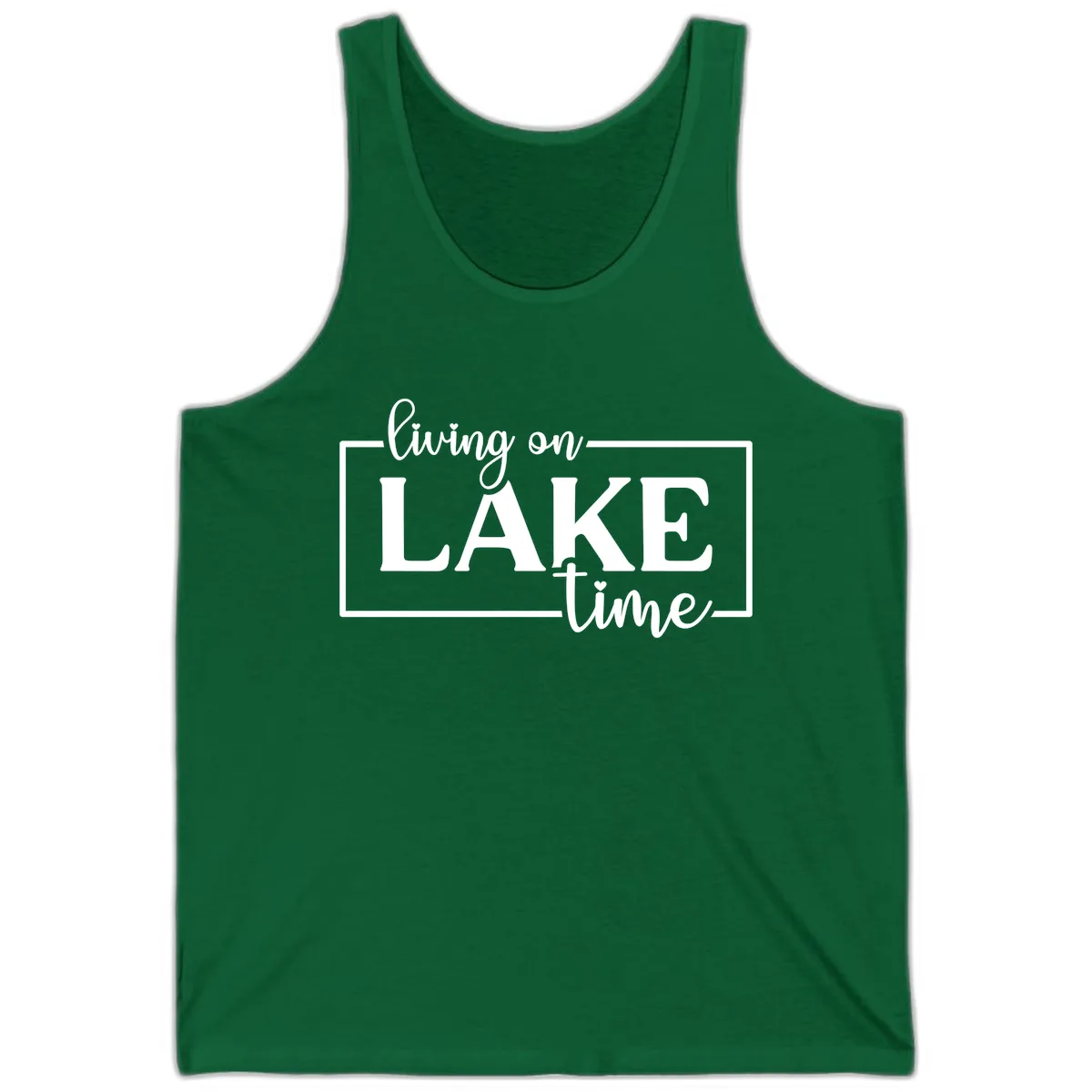 Living On Lake Time Lifestyle Design Tank in Kelly