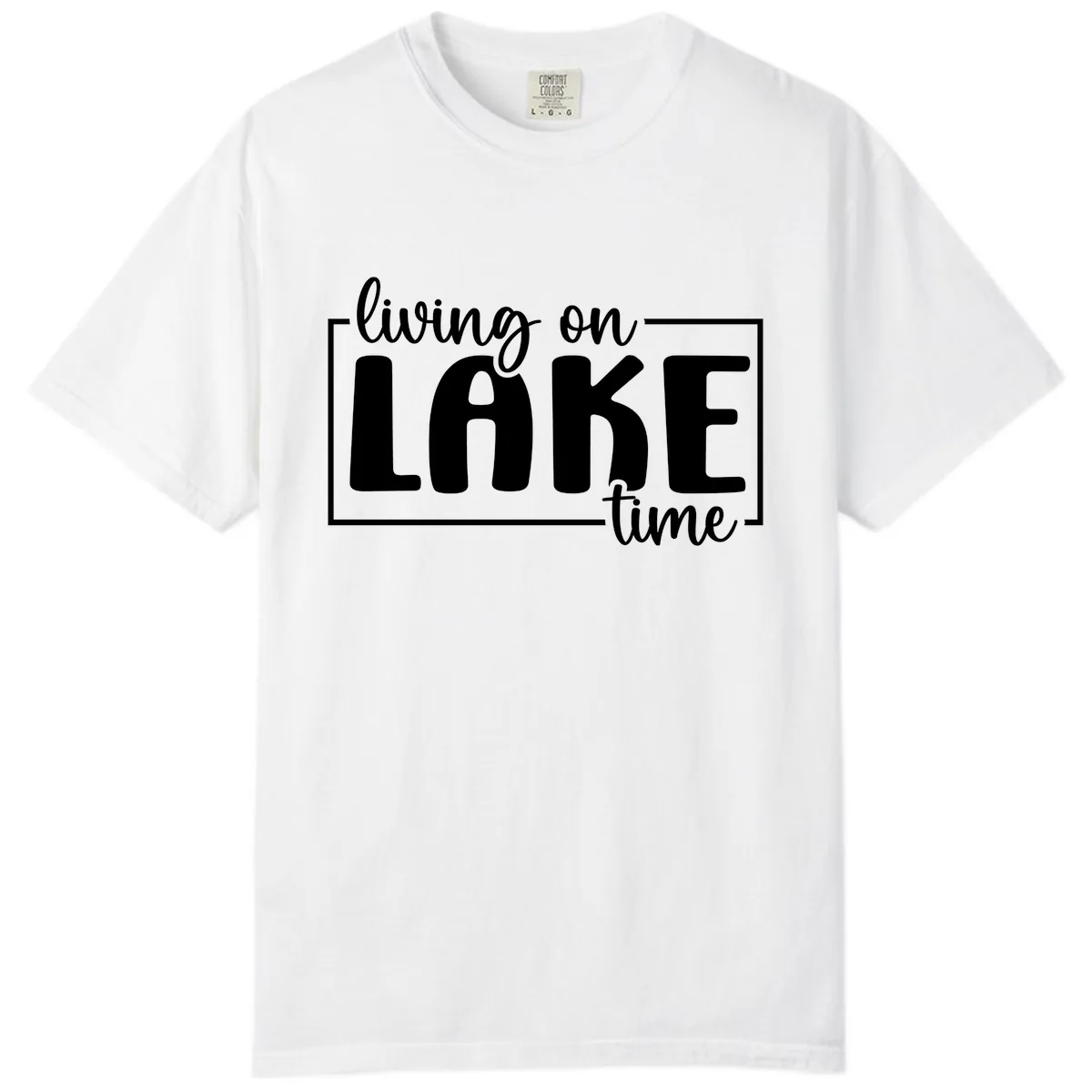 Living On Lake Time Lifestyle Comfort Color in White