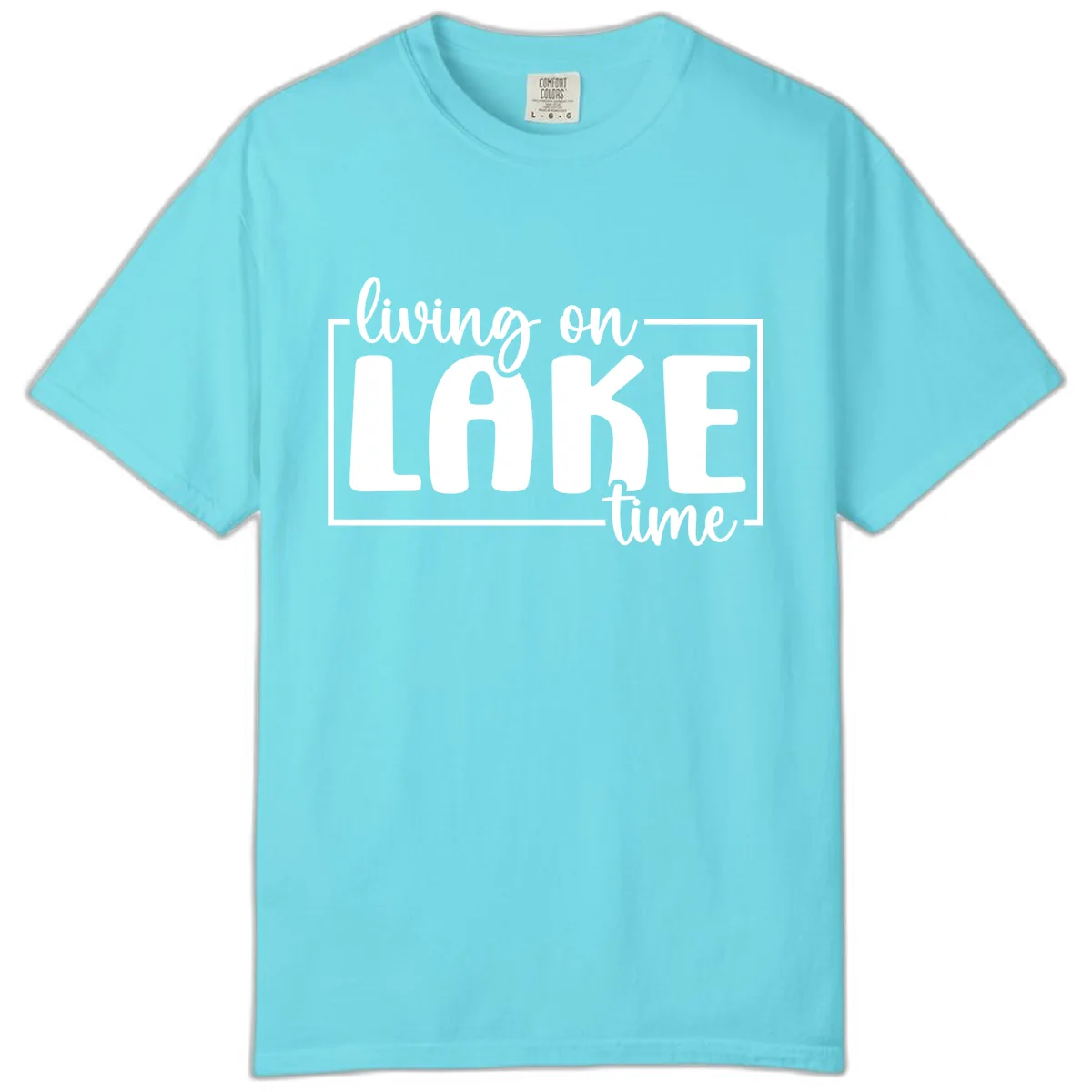 Living On Lake Time Lifestyle Comfort Color in Lagoon Blue