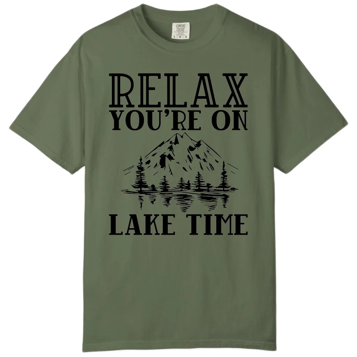 Relax You're On Lake Time Comfort Color in Sage