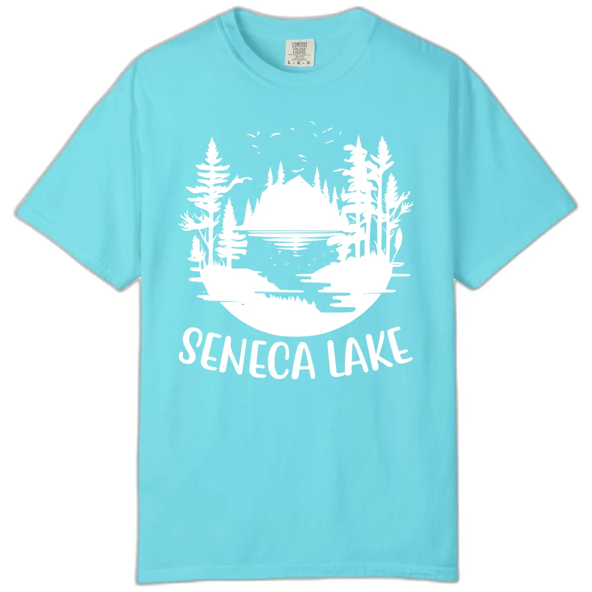 Seneca Lake Scenic Vista Comfort Color in Lagoon Blue