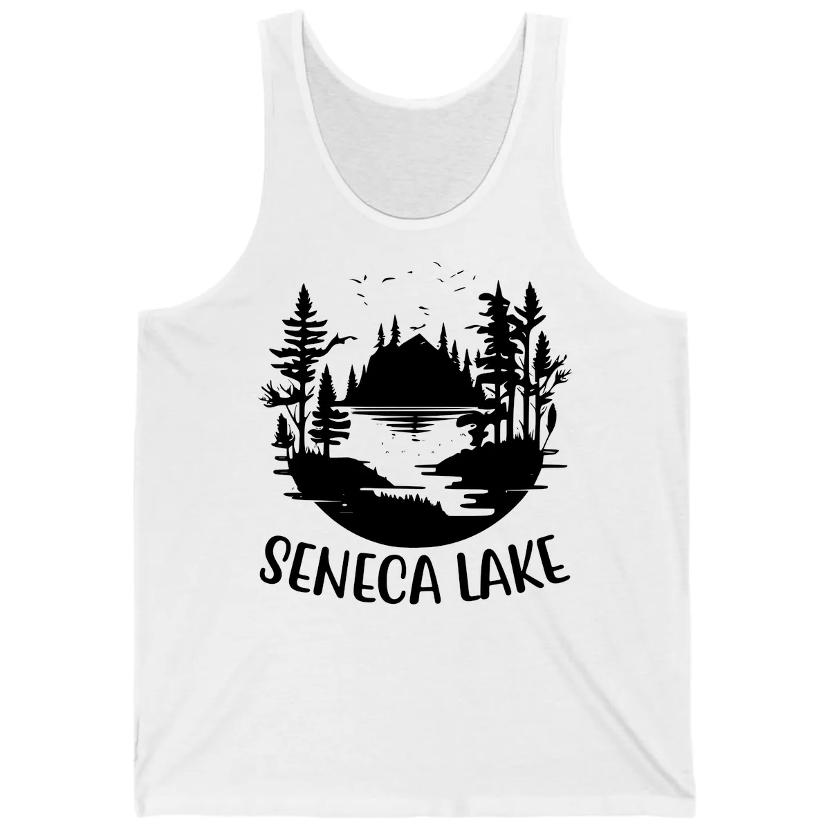 Seneca Lake Scenic Vista Tank in White