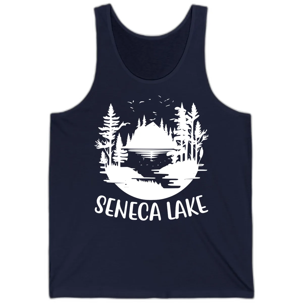 Seneca Lake Scenic Vista Tank in Navy