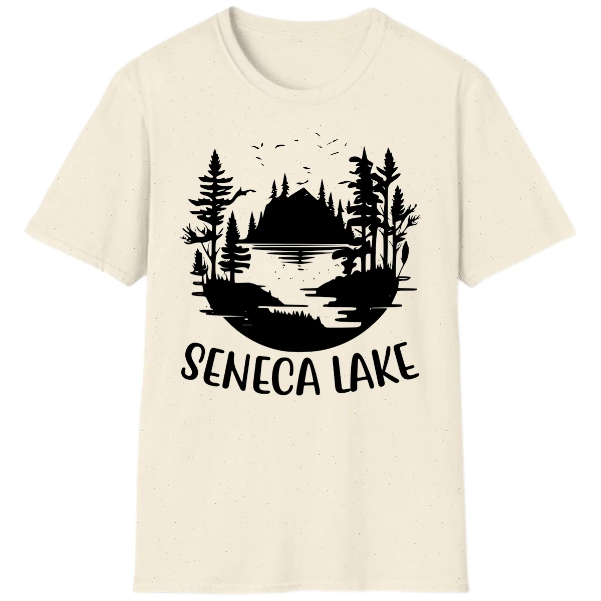 Seneca Lake Scenic Vista T-Shirt in Natural