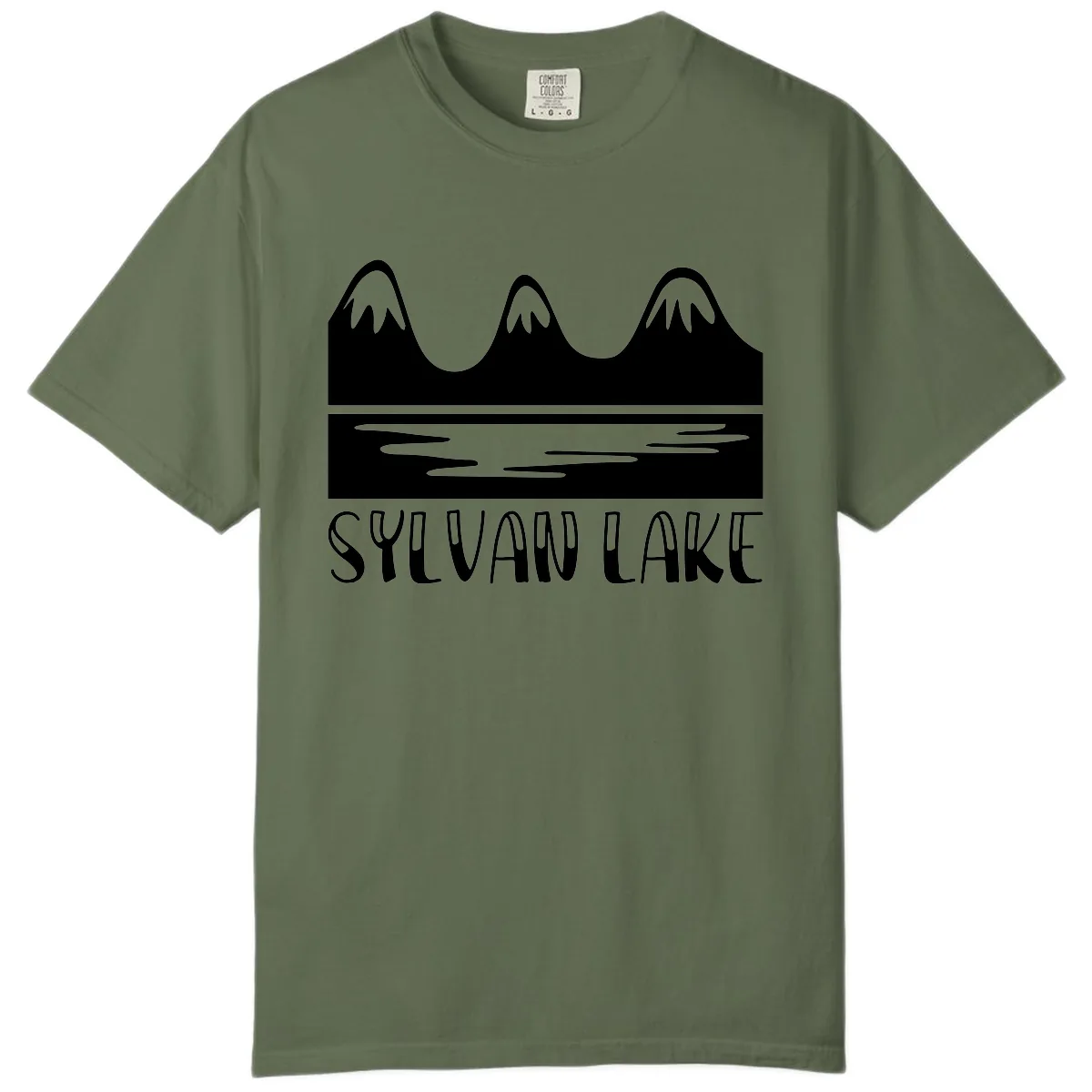 Sylvan Lake Mountain Reflection Comfort Color in Sage