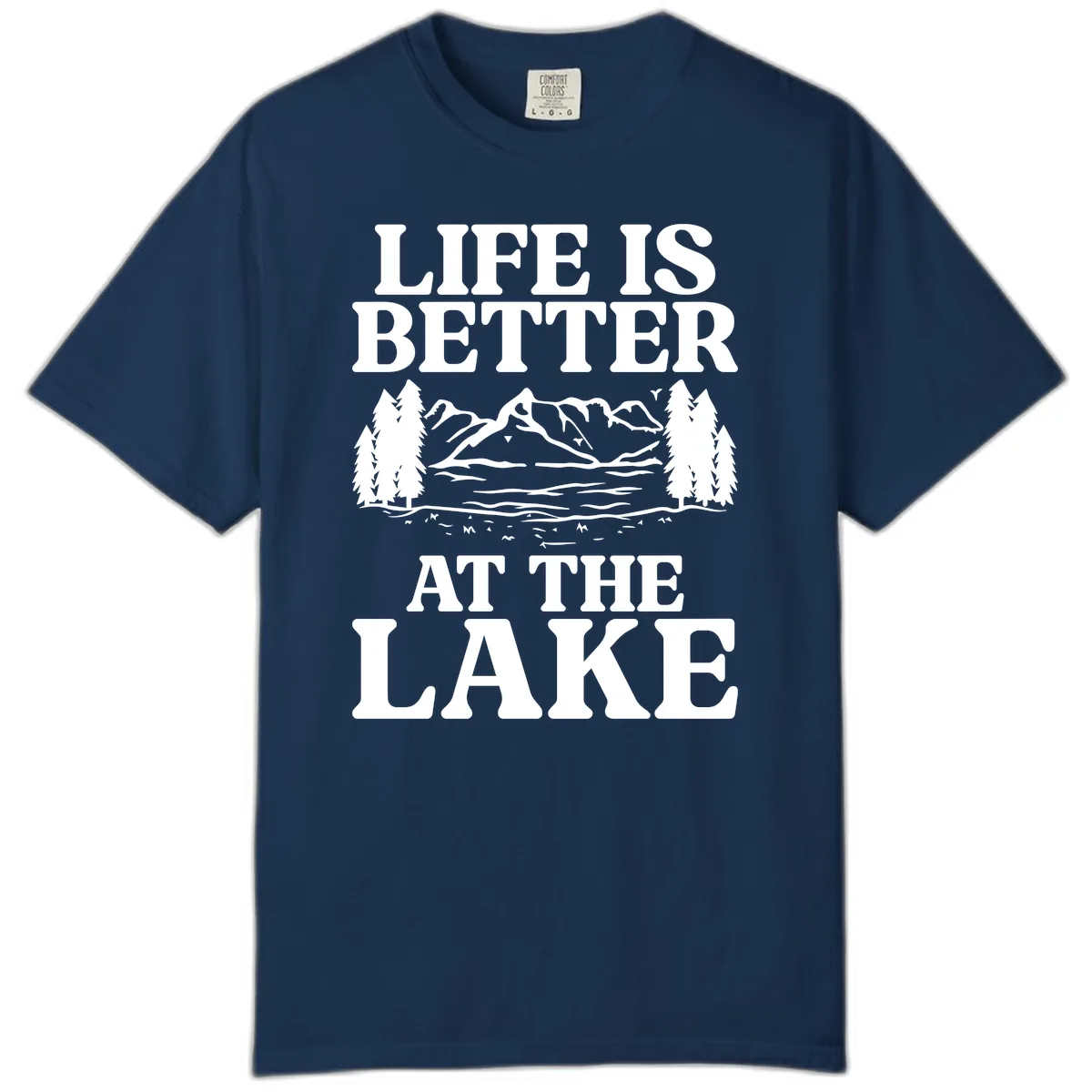 Life Is Better At The Lake Comfort Color in Navy