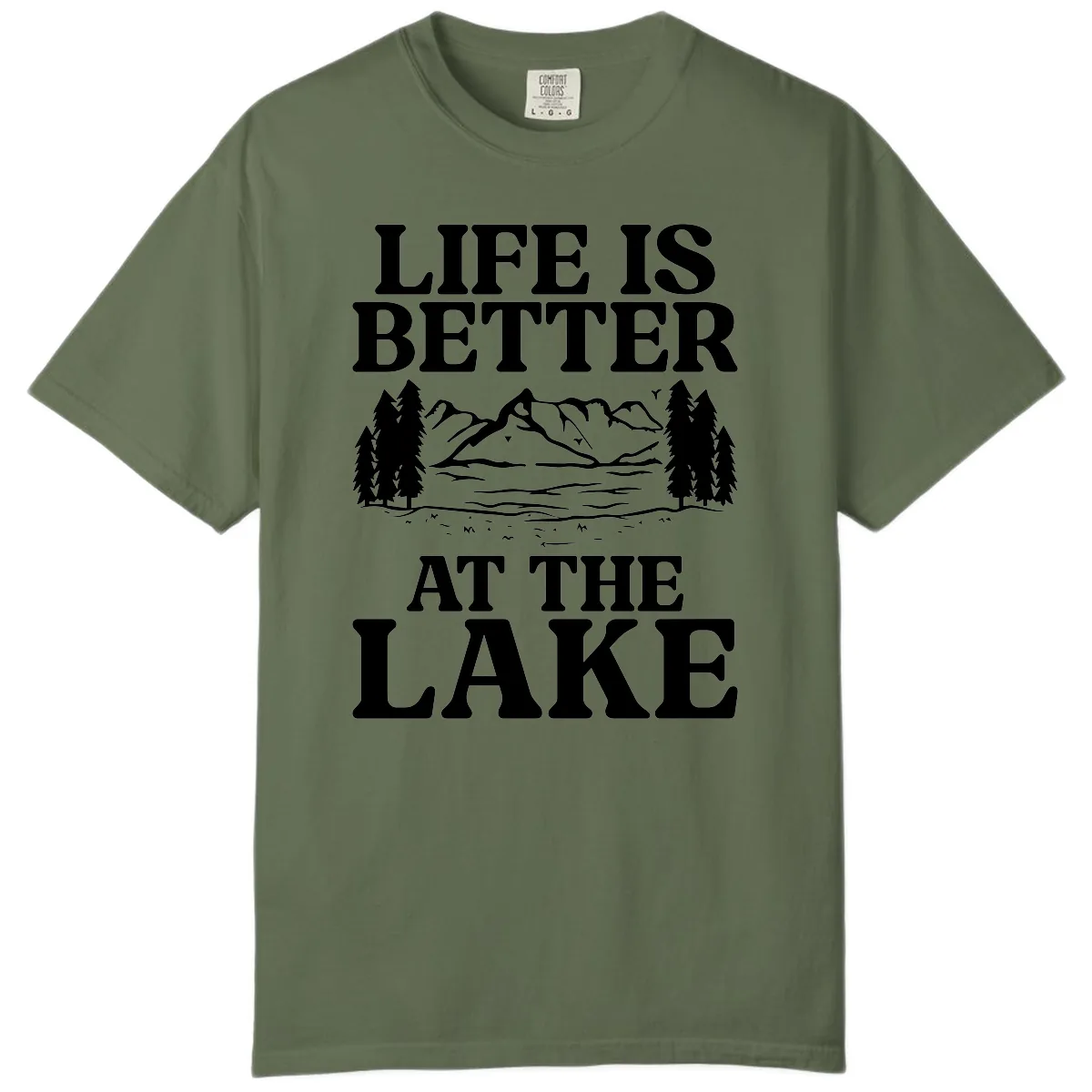 Life Is Better At The Lake Comfort Color in Sage