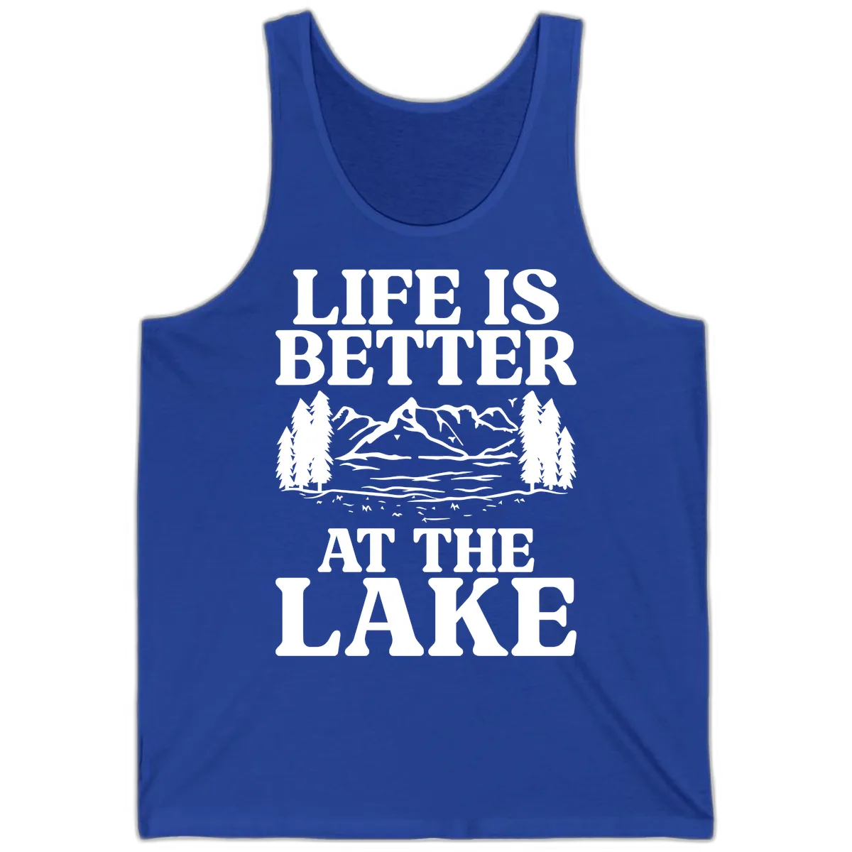 Life Is Better At The Lake Tank in True Royal