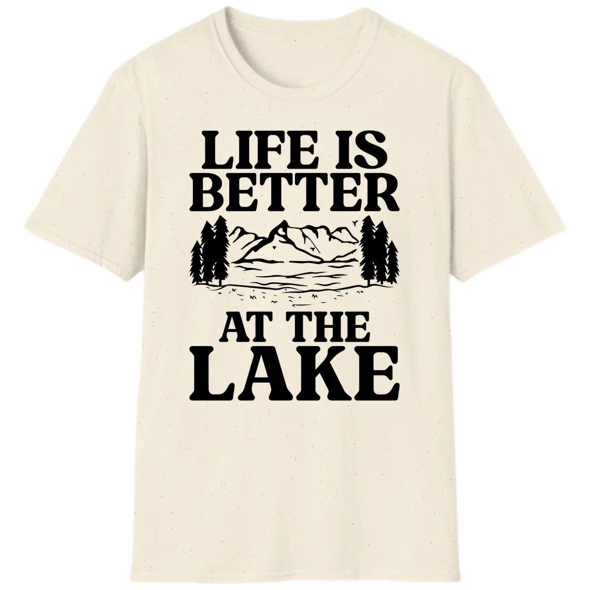 Life Is Better At The Lake T-Shirt in Natural