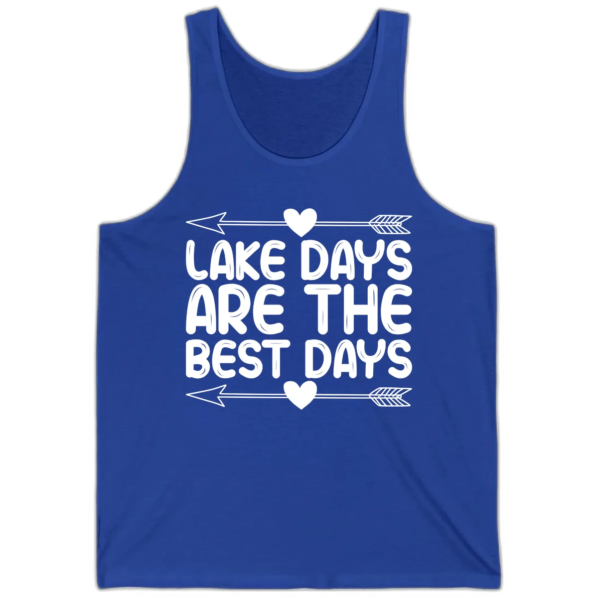 Lake Days Are The Best Days Tank in True Royal