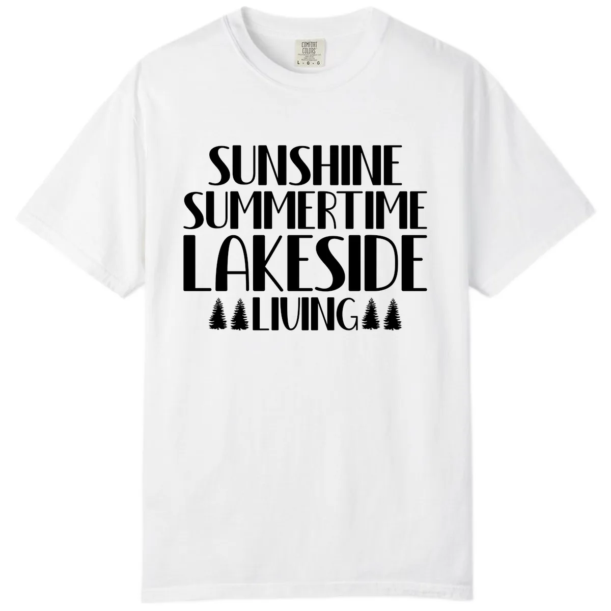 Sunshine Summertime Lakeside Living Comfort Color in White