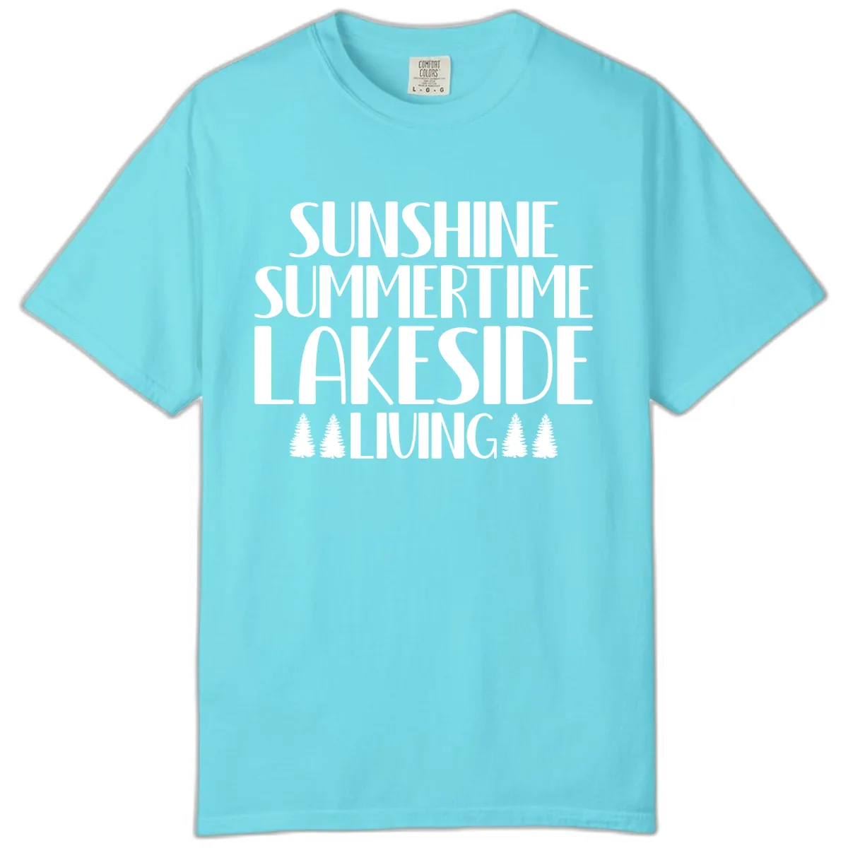 Sunshine Summertime Lakeside Living Comfort Color in Lagoon Blue