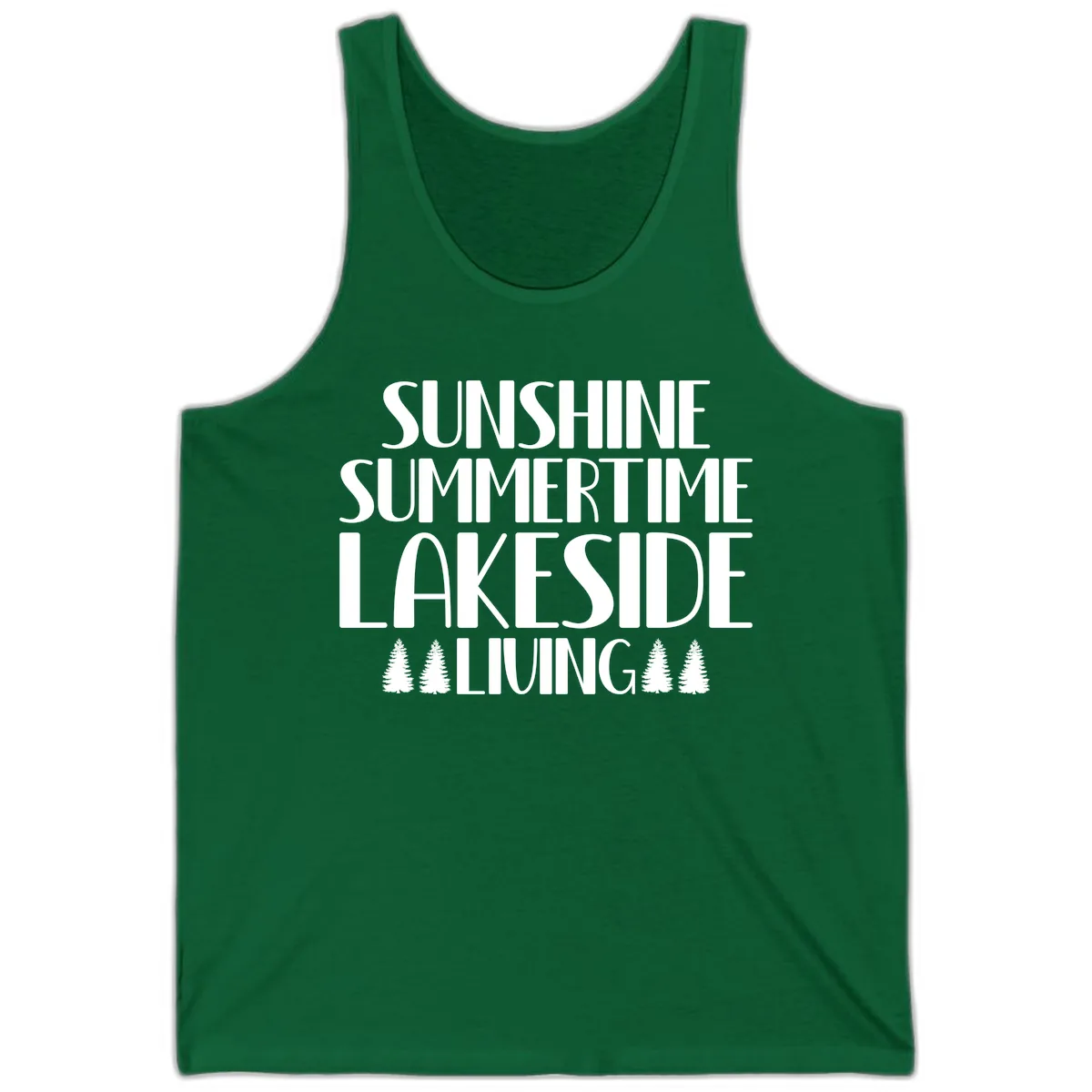 Sunshine Summertime Lakeside Living Tank in Kelly
