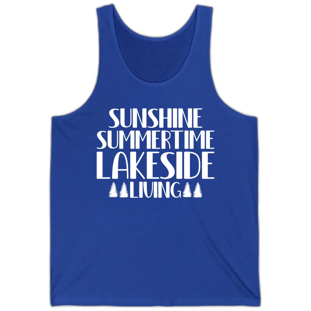 Sunshine Summertime Lakeside Living Tank in True Royal