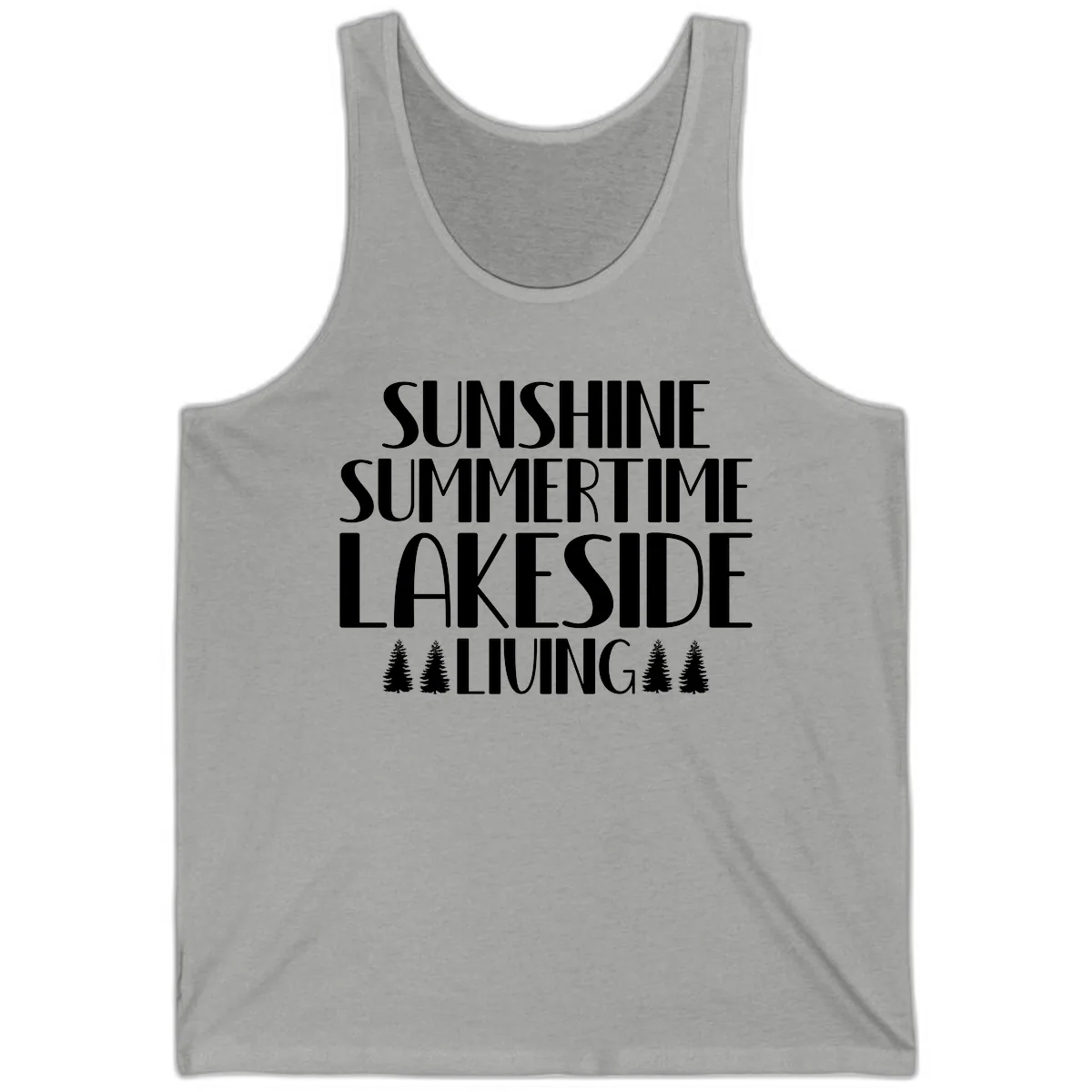 Sunshine Summertime Lakeside Living Tank in Athletic Heather