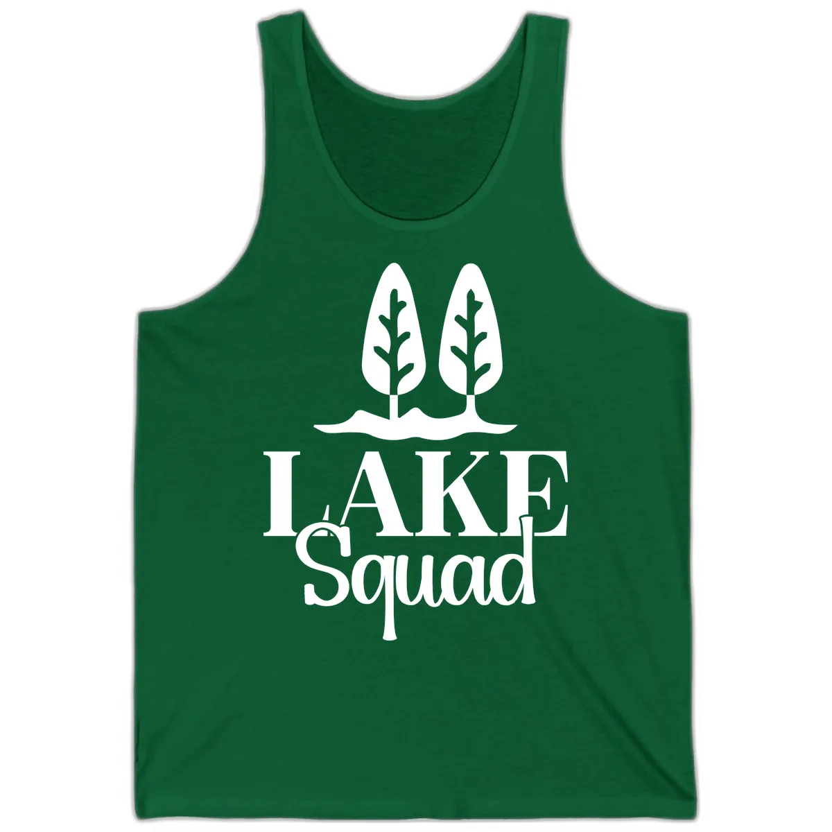 Lake Squad Lakeside Trees Tank in Kelly