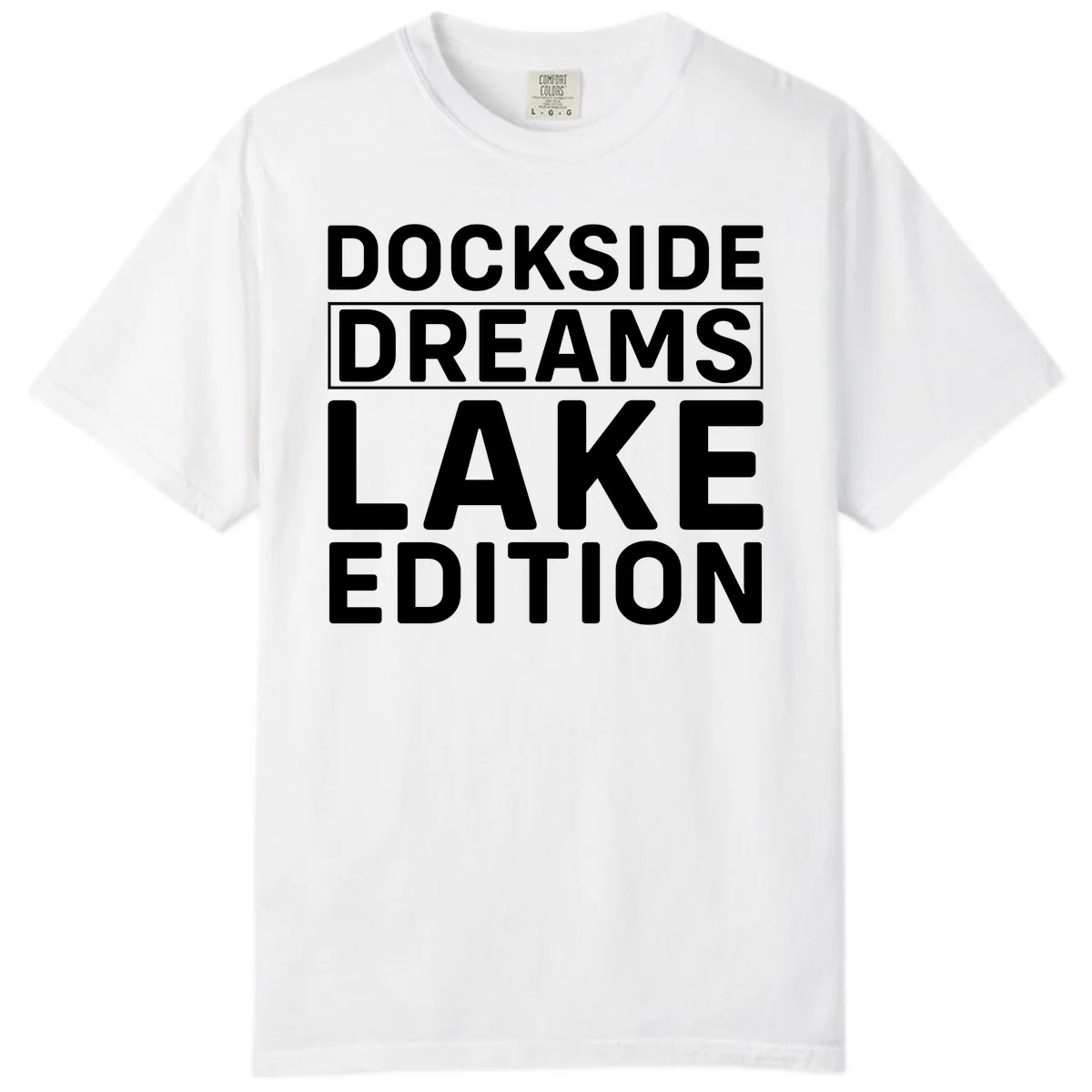 Dockside Dreams Lake Edition Comfort Color in White